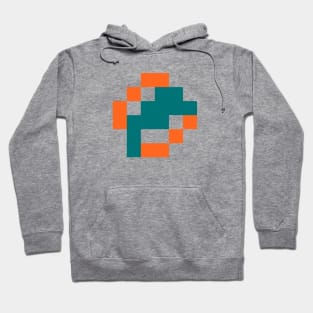 Tecmo Bowl Pixels - Miami Hoodie